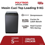 POLYTRON Mesin Cuci 1 Tabung Zeromatic Laguna series Hijab 9 KG PAW 9029Y