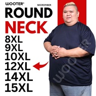 (8XL-15XL) Plus Size Microfiber T Shirt Baju T Shirt Lelaki Plus Size Wooter