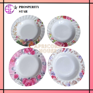 CAPRICORN HOUSE [1PC] Random Color Melamine Plates High Quality Melamine Ware Top Standard Plates Me