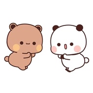 Car Personalized Cartoon Car Stickers Door Decoration Cute Panda Stickers Modification Creative Rear