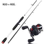 FRRTC Fishing Full Set 165cm 180cm Casting Fishing Rod Medium Light Power 7.2:1 Gear Ratio Casting F