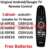 Original Caixun Android/Google TV Remote Control(LE-43F2G|LE-50S2G|LE-55F3G|LE-65E1G, C43V1UG|C50V1U