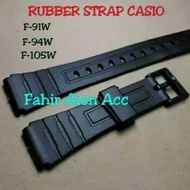 STRAP CASIO F91W F94W F105W RUBBER STRAP WATCH STRAP F 91W F 94W F 105W
