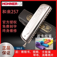 Hohner Helai 257 Chromatic Scale Harmonica 14 Holes Bolwtorch German Helai 255 Beginner Entry Perfor