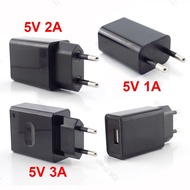 5V 1A 2A 3A USB Power Adapter Mobile Phone Charger Electrical Socket EU Plug Travel Charger Adapter 