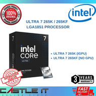 Intel Core Ultra 7 265K 265KF LGA1851 20 Core 20 Thread 3.3 to 5.5GHz Processor BX80768265K