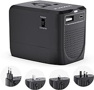 PLAVOGUE Voltage Converter US to Europe,2000W International Travel Adapter 220v to 110v Power Converter,Universal Travel Plug Adapter to UK,Italy,DE,France AUS and Over 200+ Countries