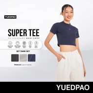 Yuedpao T-Shirt Super Tee Baby Crop Multi Function Set Dark Sky