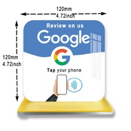 Google Review Sign NFC Acrylic Stand For Social Media APP Signs Boost Your Business Retail Store s