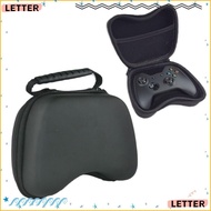 LETTER1 for PS5 Gamepad , Zipper Dustproof Game Controller Protective Cover, High Quality PU Handle Hard Shockproof Pouch for PlayStation 5