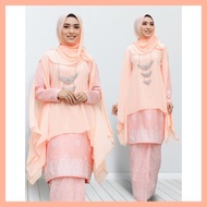 [Baju Kurung Moden] KURUNG QUEEN + CAPE (PEACH)
