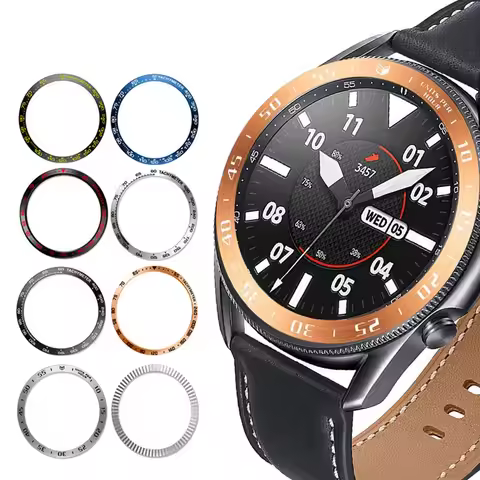 Bezel Ring For Samsung Galaxy Watch 4 classic 46mm/42mm Gear S3 Frontier/Classic Metal Protector Gal