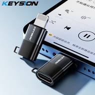 KEYSION Lightning to USB C Audio Adapter Type-C OTG Connector for iPhone 11 12 13 14 Pro Max XR XS S