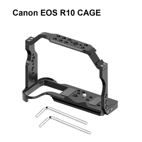Suitable for cameras Sony A7R3/A7M3/A9 A7R4/A7M4 A7C ZV-E10 Canon R5/R6 EOS R8 EOS R10 cage with mul