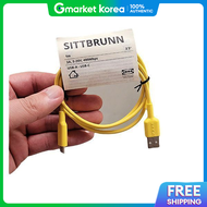 IKEA | Ikea Sittebrun Usb-C to Usb-C Cable 1m Light Yellow 605.394.84
