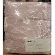 Throw Blanket Super Soft Floral Design Kaison Ready Stock