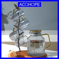 Afope 1.8L Heat Resistant Glass Water Jug with 2 Cups - BSS18