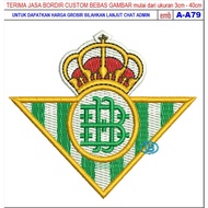 GIB LOGO EMBROIDERED PATCH A-A79 BOLS CLUB-LALIGA REAL BETIS