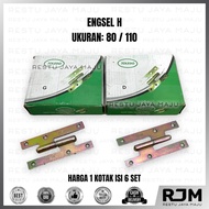 [12 set]  TOLEDO Engsel H  80 110 Engsel Pintu Cabut Copot rj