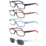 Reading Glasses For Men Women Square Design Frame Hign Quality Readers Eyeglasses Spring Hinge Sunglasses