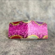 Pasport snake skin folding wallet