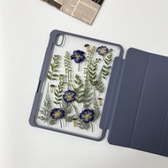 新紫花田手工押花iPad外殼 iPad Air 11寸 13寸 iPad Pro 11寸13