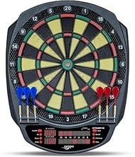 Carromco 92445 STRIKER-401 Electronic Dartboard with Arrows, Dart Set for 44204 Players, 35 Games an