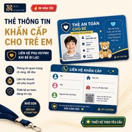 Children's Emergency Information Card with Photo - Contact Parents When Children Go Out - Ati Custom