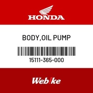 BODY, OIL PUMP 15111-365-000 CT125 Hunter Cub Suku Cadang Asli Honda
