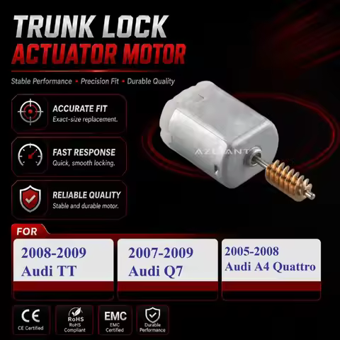 DC Motor for Audi TT Q7 A4 Quattro Tailgate Locking Actuator Power 12V 2008 Back Door Lock AZGIANT