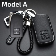 Luxury Leather Key Cover for Lexus GS300 GS250 GS200T ES250 ES300 RX 12-17 Models Car Interior Acces