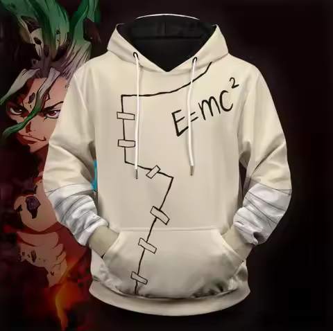 Dr Hoodie STONE Cosplay Costume Pullover Halloween Stone Cosplay Clothings