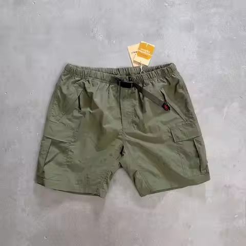 Solid Gramicci Casual Function Buckle Belt Cargo Shorts Men Women High Quality Loose Outside Work We