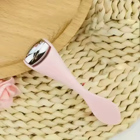 Double Head Stainless Steel Ice Roller Eye Cream Stick Dual-Use Eye Cream Spoon Face Ice Dressing Be
