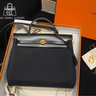 Hermes🌈Herbag 31🧡黑色金扣🧡全新未使用🌟B Stamp🌟原膜在🌟