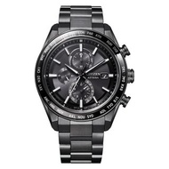 CITIZEN ATTESA AT8294-59E Eco-Drive Black Dial Radio-Controlled Titanium Watch