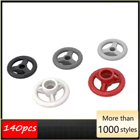 140PCS High-Tech Assemble Particle 30663 16091 Steering Wheel Building Blocks Kit Replaceable Part T