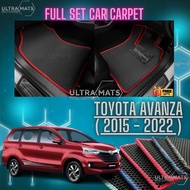 TOYOTA AVANZA ( 2015 - 2022 )CAR MAT CARMAT CAR FLOOR MAT KARPET KERETA ULTRAMAT