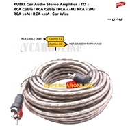 KUERL Car Audio Stereo Amplifier 2 TO 2 RCA Cable | RCA Cable | RCA 0.5M | RCA 1.2M | RCA 2.0M | RCA