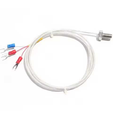 1PC PT100 Type Thermal Resistor M3/M4/M5/M6/M8 Thread High Temperature Screw Probe Temperature Senso