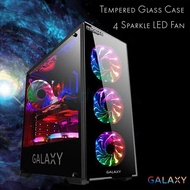 ITSONAS เคสคอมพิวเตอร์ ATX Case (NP) Galaxy Sparkle (Black)