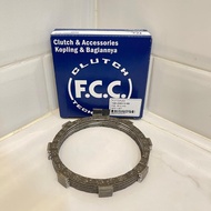 FCC-GK13 CLUTCH PLATE SET (3KA) RX-Z ORIGINAL YSP FCC 100% FCC CLUTCH PLATE/ YAMAHA RX Z
