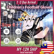 Kids Goalkeeper Gloves Child Football Club Keeper Glove Sarung Tangan Penjaga Bola Sepak儿童守门员手套Non-slip Damping