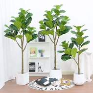 Artificial Fiddle Leaf Fig Tree ArtificialFicus Lyrata Tree Plant Home Office Restaurant DecorGift