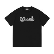 MONCLER Summer Plus Size Short-Sleeved Men Women Couple Style Letter Printing Comfortable Breathable