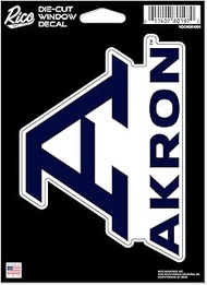 Rico Industries NCAA University of Akron Zips 5" x 7" Vinyl Die-Cut Decal - Car/Truck/Home Accessory