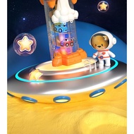 Space Rail Car Adventure Car Building Parking Lot Train Children's Toys Boy 3 Years Old 4 Puzzle