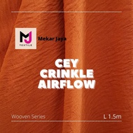 (S1) Kain CRINCKLE Airflow CEY/ Rossa / Issey Miyake / Linen Linica