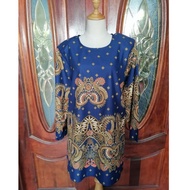 (Plus Size) Blouse Batik Viral - Baju Muslimah - Fesyen Terkini - Blouse Wanita