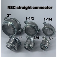 RSC STRAIGHT ALUMINUM CONNECTOR FITTINGS FOR MATAL ELECTRICAL PIPE